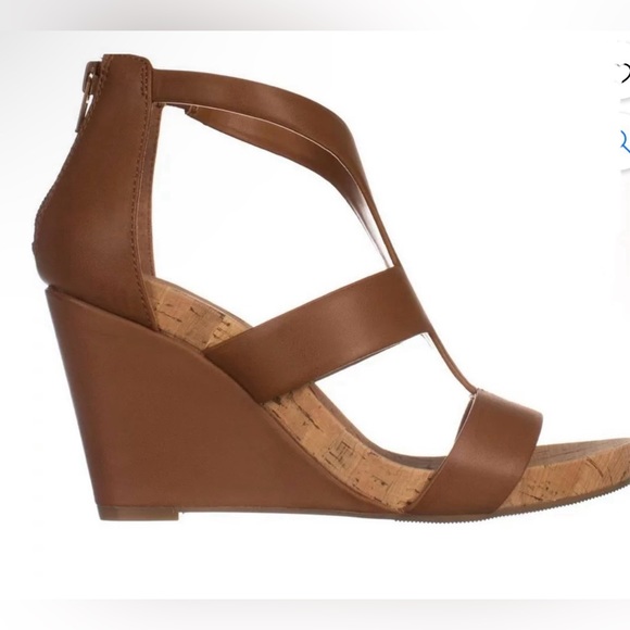 INC Lilbeth T-Strap Wedge Sandals - Picture 2 of 7